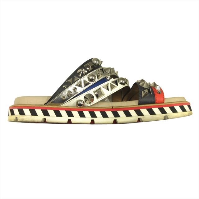 クリスチャンルブタン アポロビーチ スタッズ サンダル 26cm メンズ クリスチャンルブタン アポロビーチ スタッズ サンダル 26cm