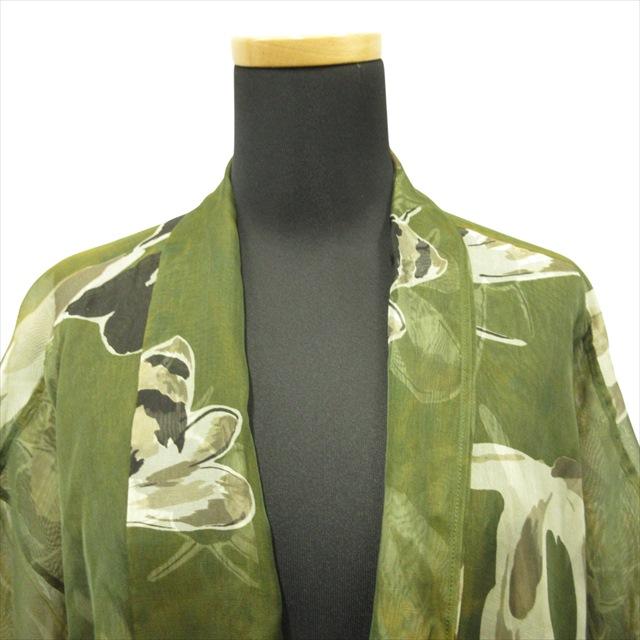 【中古】イッセイミヤケ ISSEY MIYAKE プルオーバー シアー カットソー シャツ 総柄 シースルー 筆タグ オールド ISSEY MIYAKE（イッセイミヤケ） プルオーバー シアー カットソー