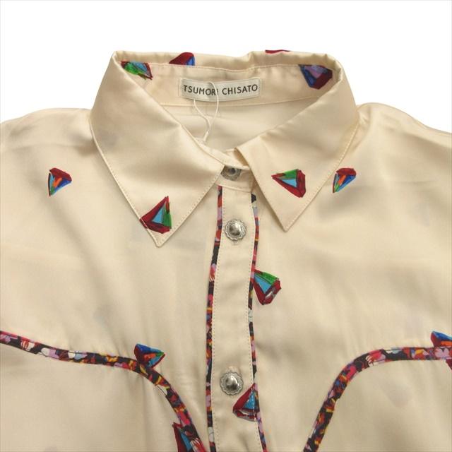 TSUMORI CHISATO 未使用品 ツモリチサト クリスタルダイヤサテン 