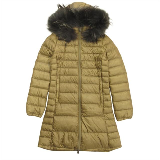 美品 DUVETICA CIRENE ファー フード 40 黒 ダウン コート DUVETICA（デュベティカ） DUVETICA CIRENE ダウンコート ロング