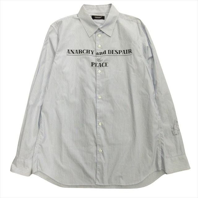 美品 21aw アンダーカバー UNDERCOVER ANARCHY AND DESPAIR ストライプ 