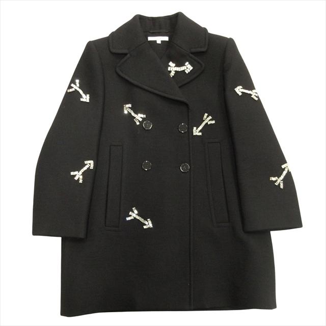 美品 14aw カルヴェン CARVEN アロー ダブル ハーフ コート ジャケット 