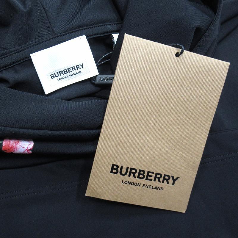 【中古】未使用品 21ss バーバリー ロンドン ベルフラワー 花柄 ハイネック パーカー プルオーバー フーディー▽11 未使用品 21ss バーバリー ロンドン ベルフラワー 花柄 ハイネック