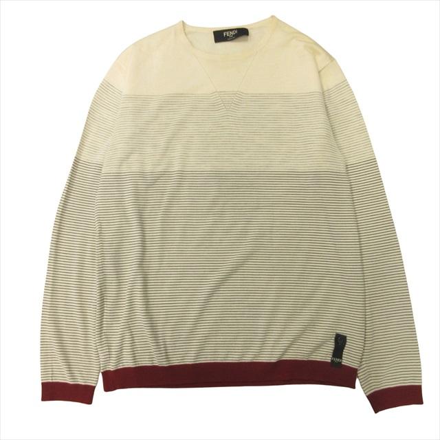 fendi ベージュウール セーター ベージュ系 FENDI(フェンディ) ニット  
