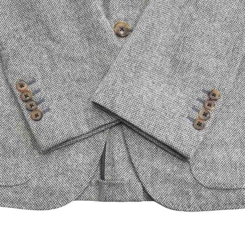 HERMES（エルメス） カシミヤニット ドッキング テーラード ジャケット