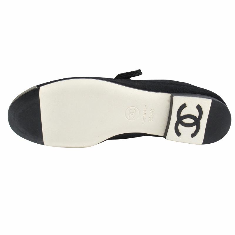 CHANEL（シャネル） 未使用品 12A ココマーク フラット バレエ