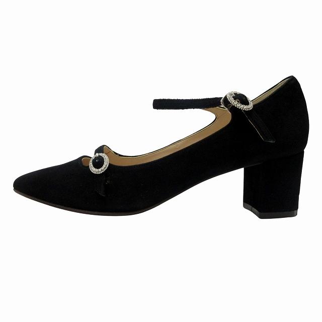 未使用品ダイアナブラックパンプス