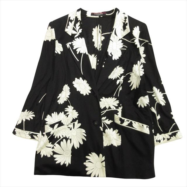 レオナール 花柄ジャケット コットン