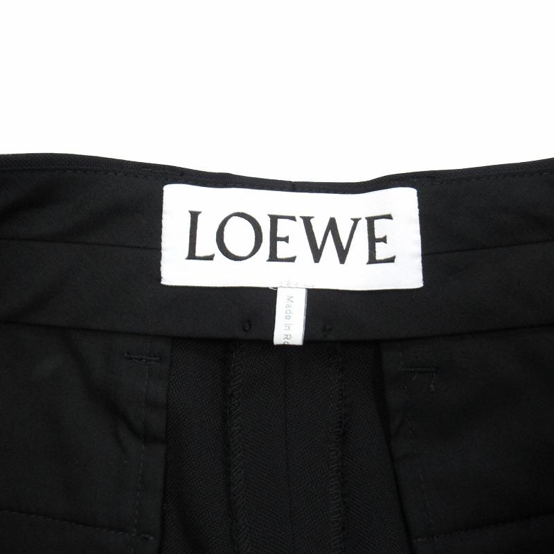 LOEWE 美品 ロエベ ワイド スラックス パンツ トラウザー 2 LOEWE 美品 ロエベ ワイド スラックス パンツ トラウザー 2