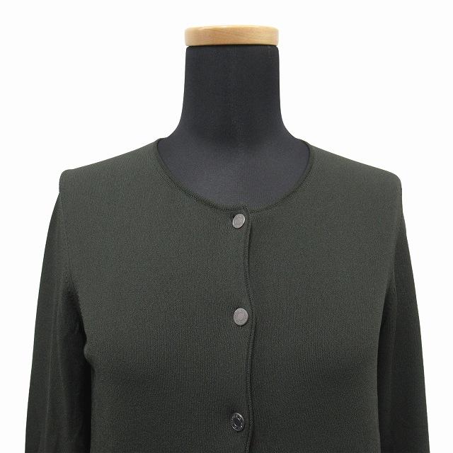 【中古】極美品 エルメス HERMES by Martin Margiela マルジェラ期 セリエボタン ニット カーディガン ◇12 HERMES（エルメス） 極美品 HERMES by Martin Margiela マルジェラ期