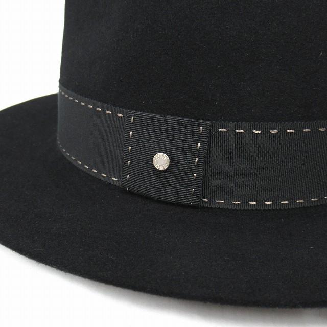 HERMES 未使用品 エルメス フェルト ウール 中折れ ハット 帽子  