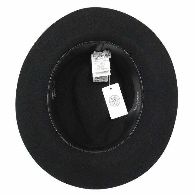 HERMES 未使用品 エルメス フェルト ウール 中折れ ハット 帽子  