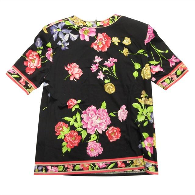 レオナール Tシャツ 花柄 フラワー 42 LEONARD ティーシャツ 42 LEONARD SPORT フラワー柄 Tシャツ サイズ42