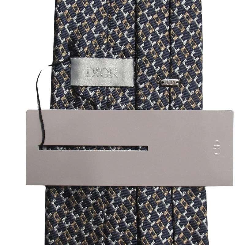 未使用品 22ss ディオール DIOR マイクロ CD ロゴ 総柄 ナロータイ