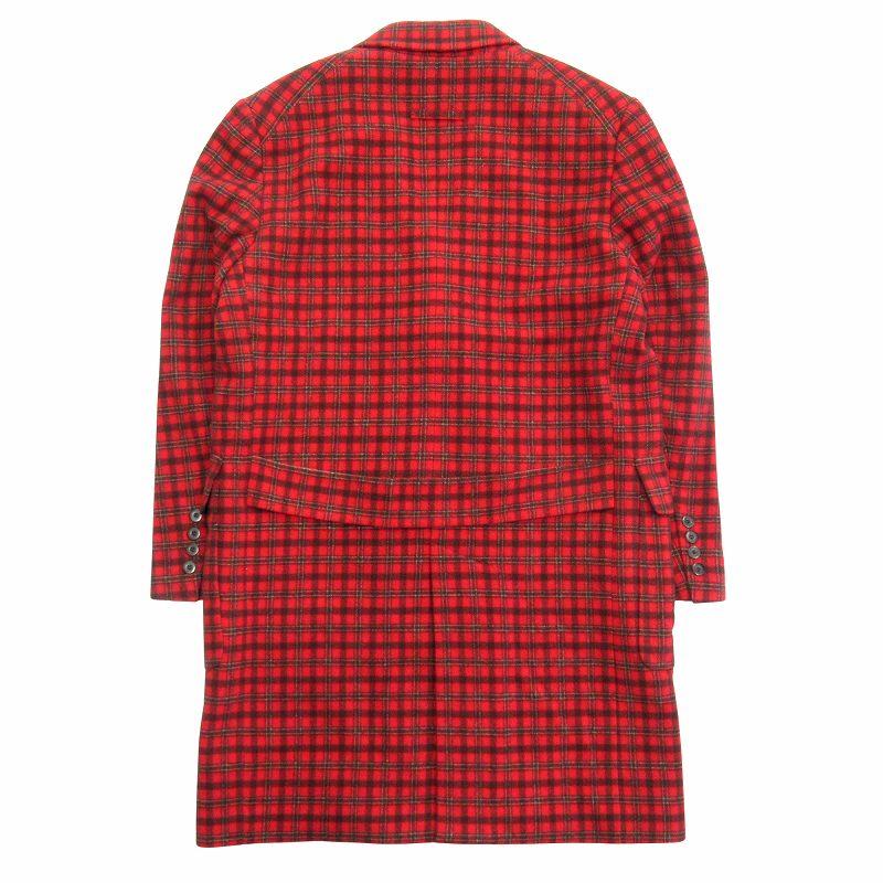 美品 99aw ジャンポールゴルチエ ファム チェック ダブルブレスト  