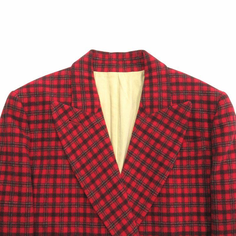 美品 99aw ジャンポールゴルチエ ファム チェック ダブルブレスト  