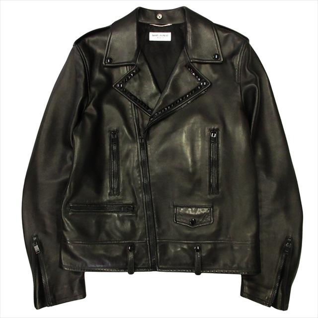 良品 2016年製 サンローラン パリ SAINT LAURENT PARIS スタッズ