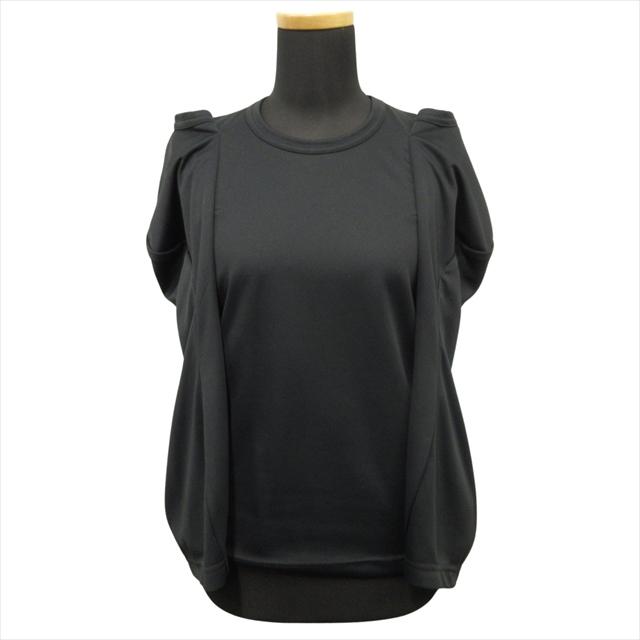 美品CHOMME des GARÇONS ブラック長袖カットソー 美品》24ss BLACK COMME des GARCONS ブラック コムデギャルソン