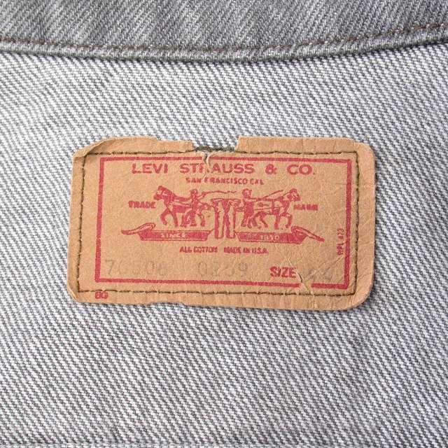 Levi's リーバイス 70506-0259 先染め ブラック デニム Levi's リーバイス 70506-0259 先染め ブラック デニム