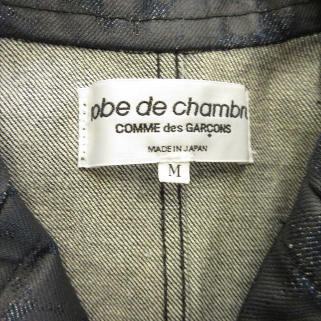 robe de chambre CDG/デニムジャケット/L/ robe de chambre コムデギャルソンデニムジャケット M