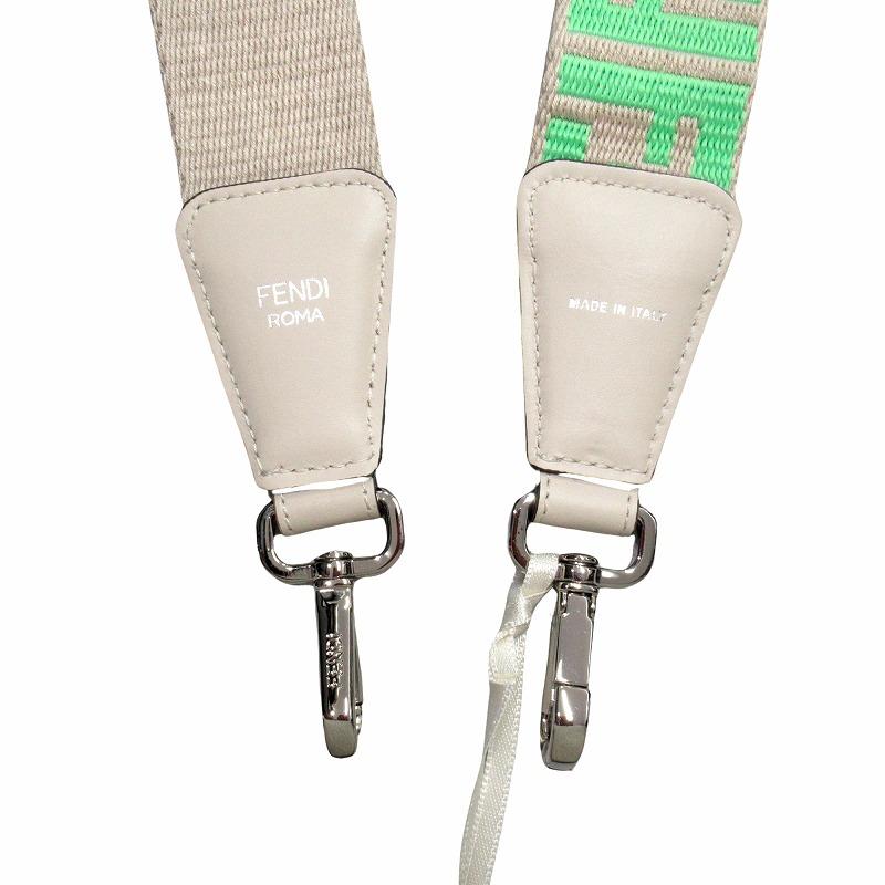 FENDI 未使用品 フェンディ ズッカ柄 ストラップ ユー FFジャカード 