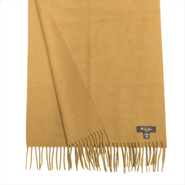 ロロ・ピアーナ マフラー Loro Piana カシミヤ100% ベージュ系 Loro Piana 100%カシミア マフラー ベージュ ロロ・ピアーナ マフラー