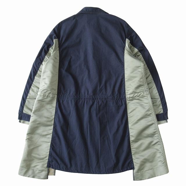 20AW サカイ sacai N-3B コーチジャケット ドッキング ロング コート  