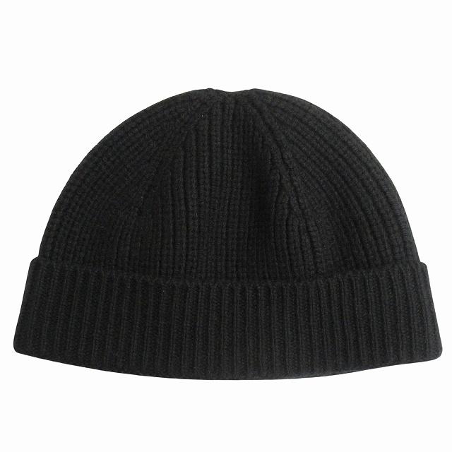 CELINE セリーヌ トリオンフ ニット帽 カシミヤ ブラック CELINE（セリーヌ） ニット帽 AA0G5384D.07MR レディース トリオンフ