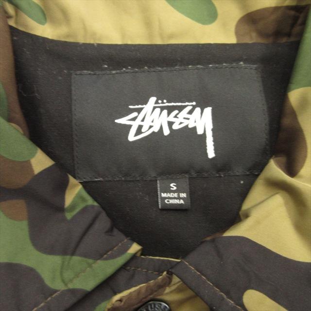 Stüssy カモフラージュ ナイロンジャケット　コーチジャケット STUSSY(ステューシー) Stock logo camouflage coach jacket ストック
