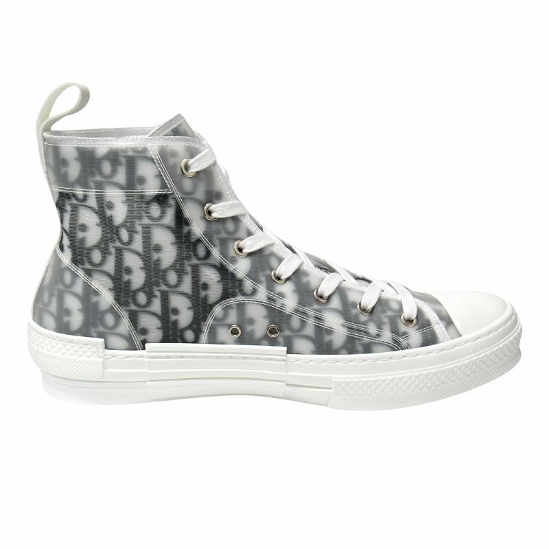 美品 ディオール Dior ハイカット スニーカー オブリーク トロッター