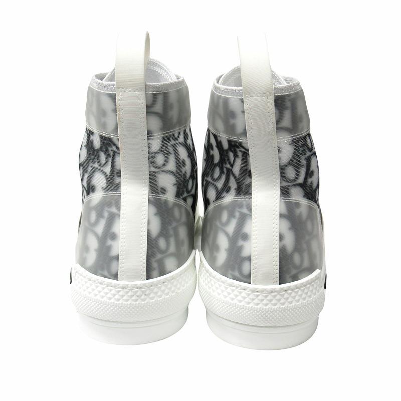 未使用品 ディオール DIOR オブリーク B23 ハイトップ スニーカー