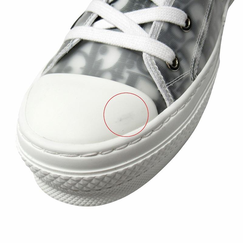 未使用品 ディオール DIOR オブリーク B23 ハイトップ スニーカー