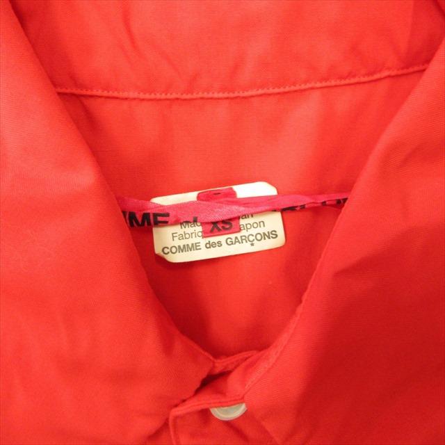 18ss コムデギャルソン フリル ラウンドカラー シャツ ブラウス 18ss コムデギャルソン COMME des GARCONS フリル ラウンドカラー