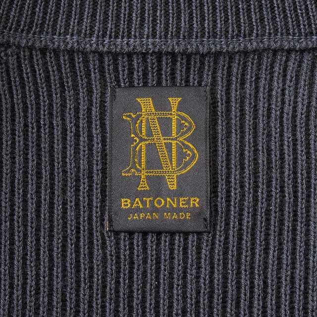 22AW バトナー BATONER HYPER TWIST WOOL RIB DRIVERS KNIT ハイパー