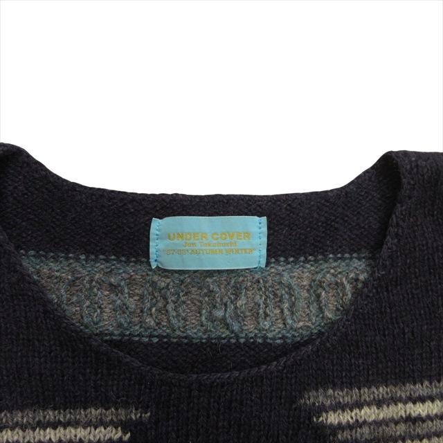 97aw アンダーカバー UNDERCOVER LEAF ニット セーター クルーネック 