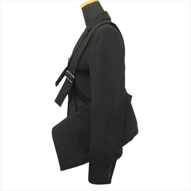 美品 16aw コムデギャルソン COMME des GARCONS ベルテッド チェスター