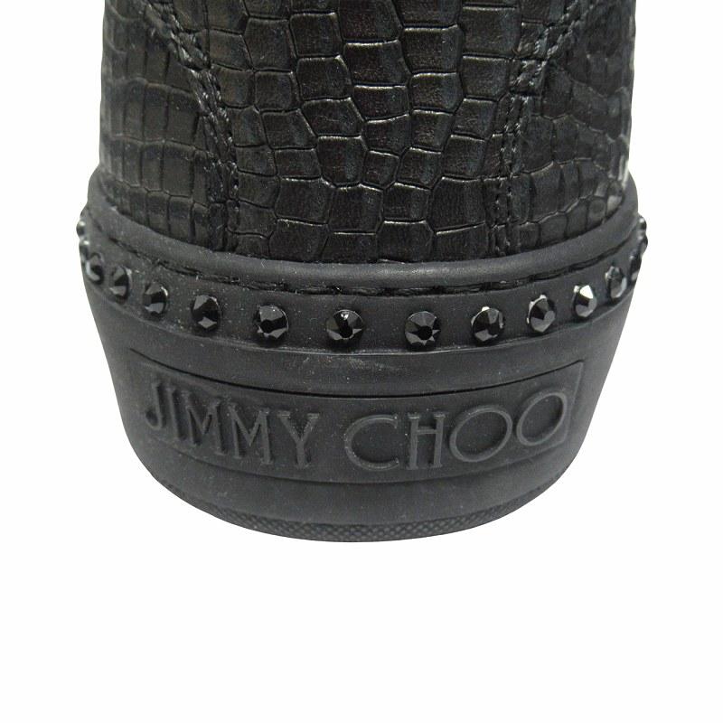 JIMMY CHOO ARGYLE アーガイル クロコ型押し スニーカー