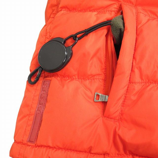 9*r様 【美品】PRADA SPORT プラダスポーツ ナイロンベスト 赤タグ PRADA SPORT プラダスポーツ ナイロン スタンドカラー ジップアップ