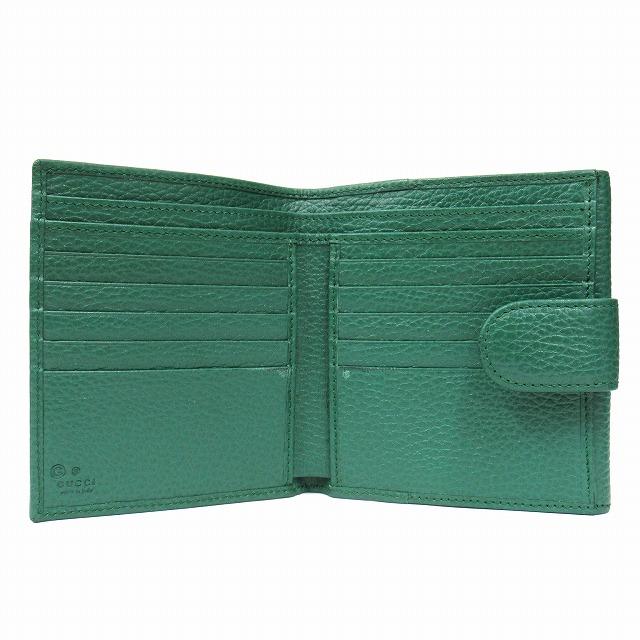GUCCI グッチ レザー 財布 二つ折り インターロッキング G ロゴ GUCCI グッチ レザー 財布 二つ折り インターロッキング G ロゴ