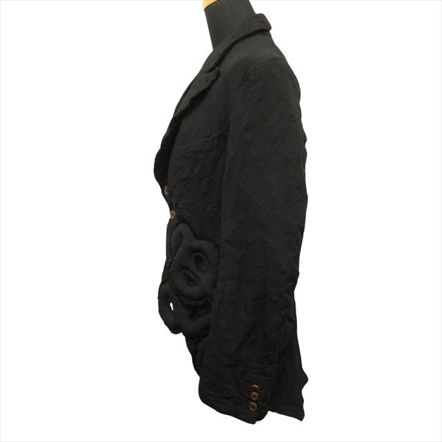 14ss コムデギャルソン COMME des GARCONS ポリ縮絨 パデット 燕尾