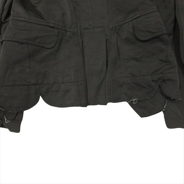 美品 10ss コムデギャルソン COMME des GARCONS スカラップ ラウンド