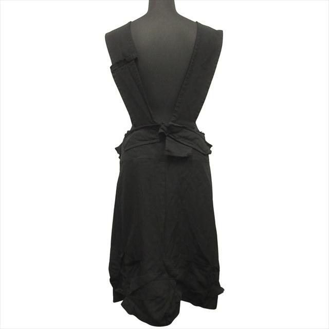 【中古】美品 13ss コムデギャルソン COMME des GARCONS ポリ縮絨 ジャンパー スカート サロペット ワンピース 美品 13ss コムデギャルソン COMME des GARCONS ポリ縮絨 ジャンパー