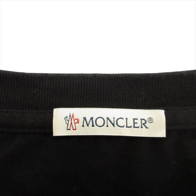 MONCLER LOVEプリント レディース 長袖Tシャツ ブラック