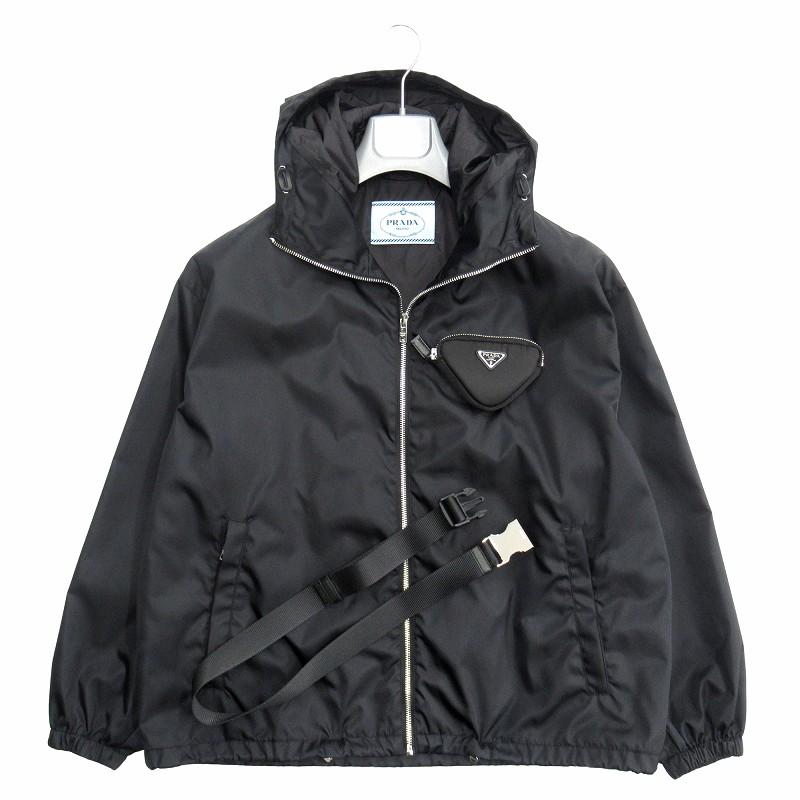 プラダ　PRADA ナイロン　ジャケット　ブルゾン アウトレット】PRADA プラダ ナイロンジャケット/ジップアップ