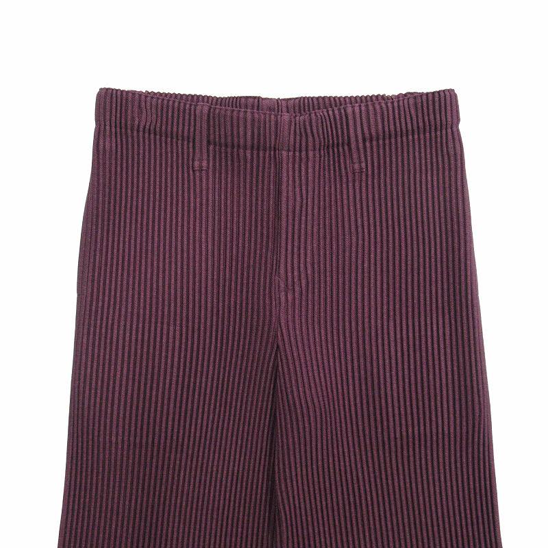 オムプリッセ　イッセイミヤケ　パンツ　3 未使用品 23aw オムプリッセイッセイミヤケ HOMME PLISSE ISSEY MIYAKE
