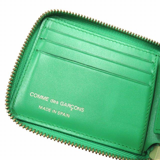 コムデギャルソン COMME des GARCONS レザー 財布 二つ折り ミニ
