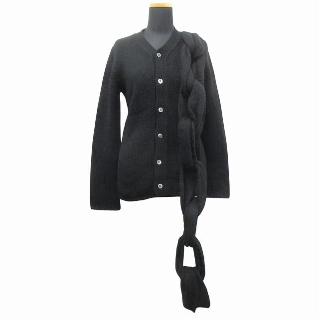 COMME des GARÇONS カーディガン ジャケット 変形デザイン 14AW コムデギャルソン COMME des GARCONS モンスター期 変形 チェーン