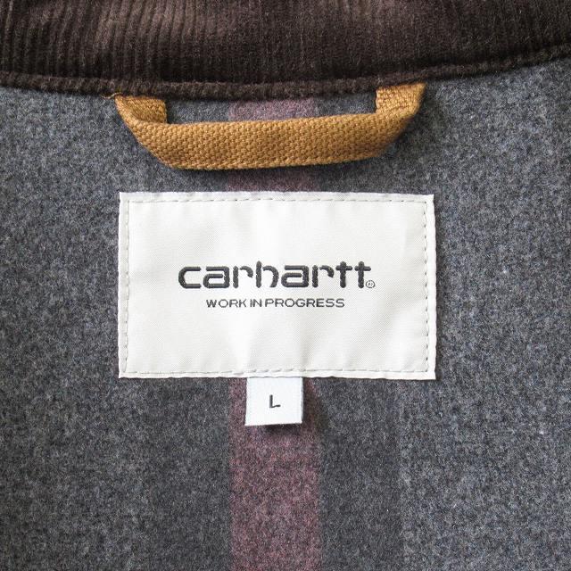 美品 希少カラー カーハートWIP 刺繍ロゴ ミシガンコート ブルゾンジャケット Carhartt（カーハート） Carhartt WIP コート MICHIGAN COAT ミシガン
