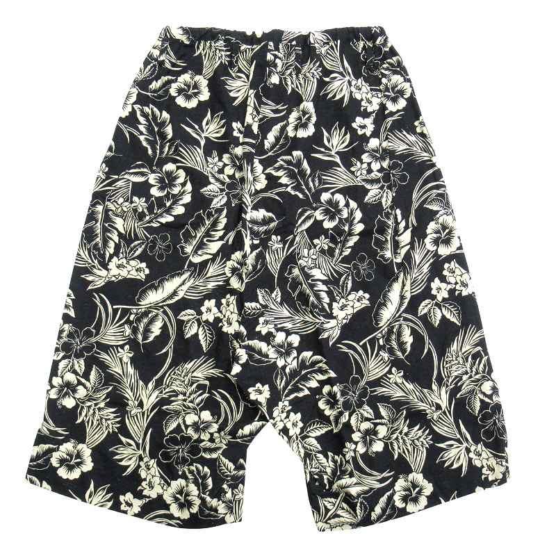 【中古】美品 15ss グラウンドワイ ヨウジヤマモト GroundY ボタニカル柄 総柄 サルエル ペンギン パンツ 美品 15ss グラウンドワイ ヨウジヤマモト GroundY ボタニカル柄 総柄