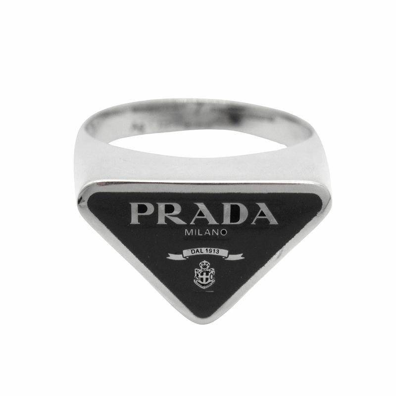 PRADA 新品仕上げ済 極美品 プラダ トライアングル ロゴ